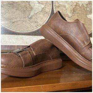Chekich • Mens Daily Slip on Sneakers in Tan